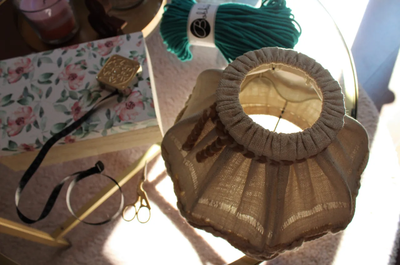 renowacja abażuru DIY