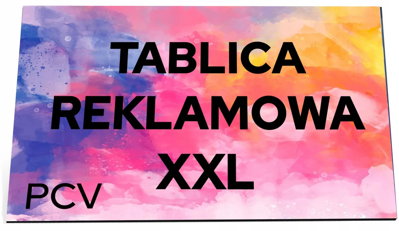 Druk na folii PCV zastosowania reklama