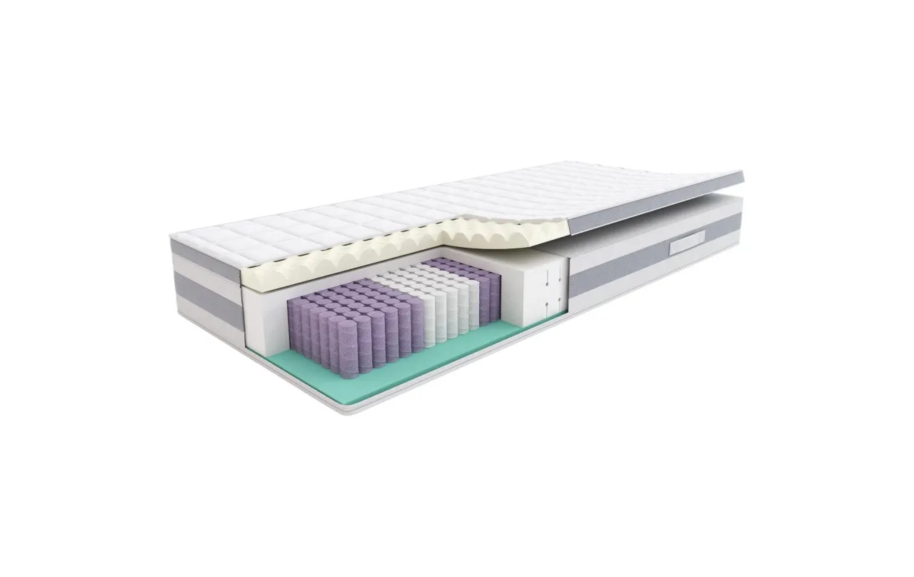 Osoba śpiąca na niewygodnym materacu z bólem pleców