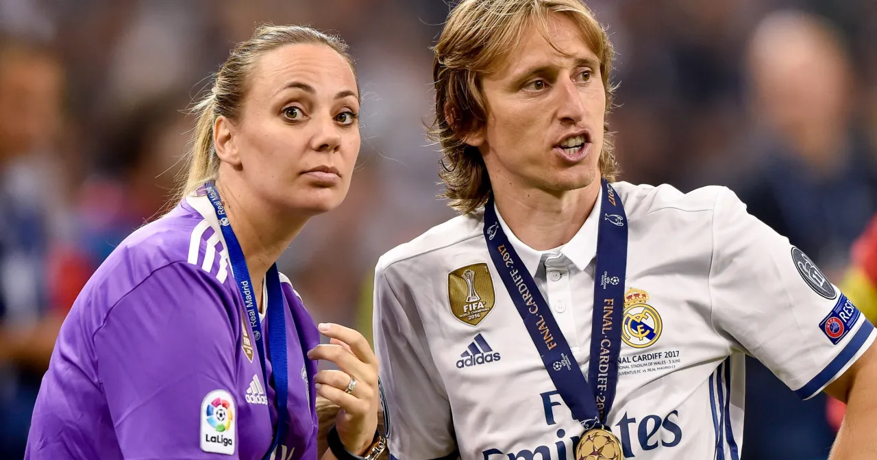 Luka Modric i Vanja Modric razem