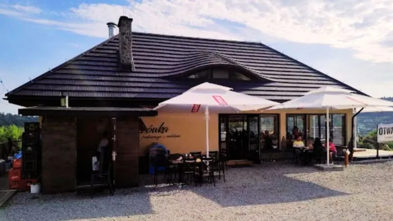 Restauracja Bieszczady widok na Solinę