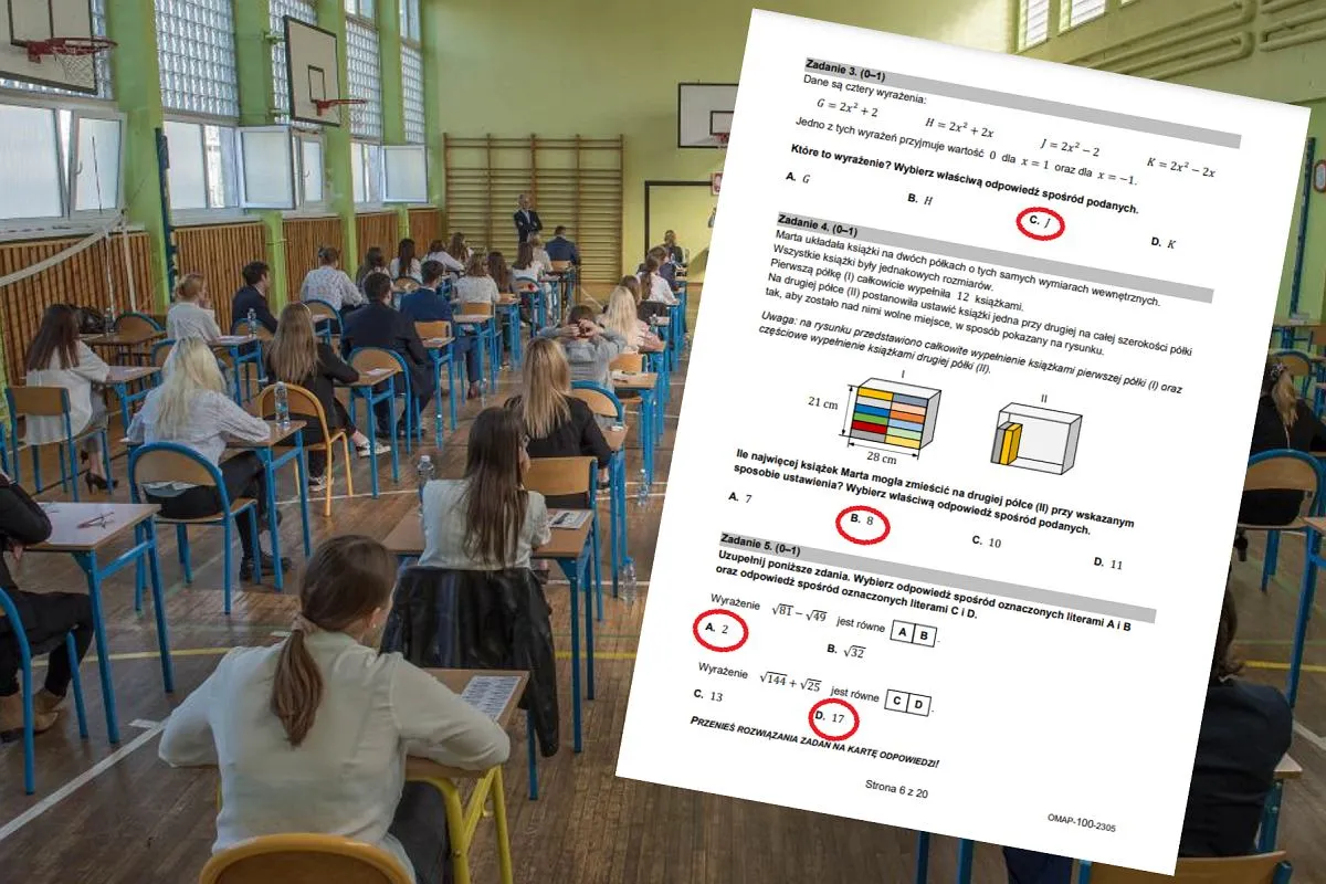 Materiały CKE egzamin &oacute;smoklasisty