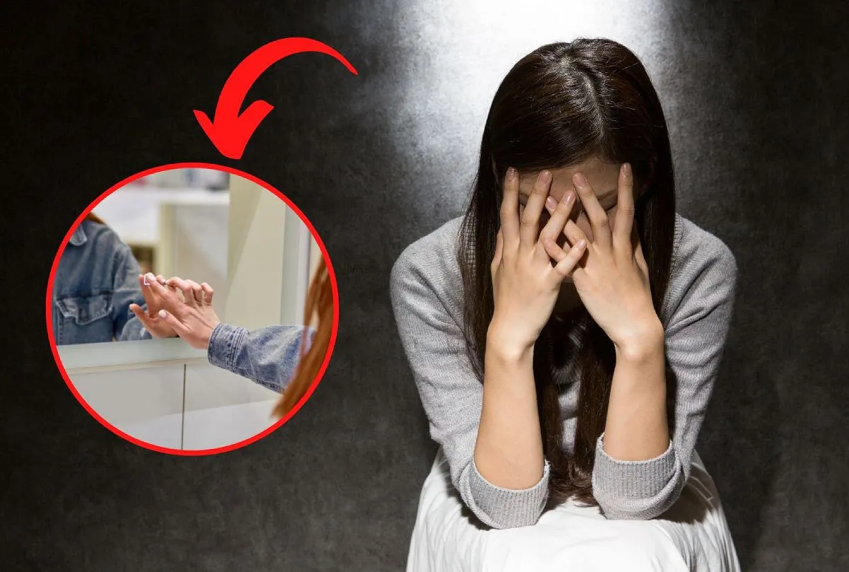 Ocena rysy na lustrze test paznokcia