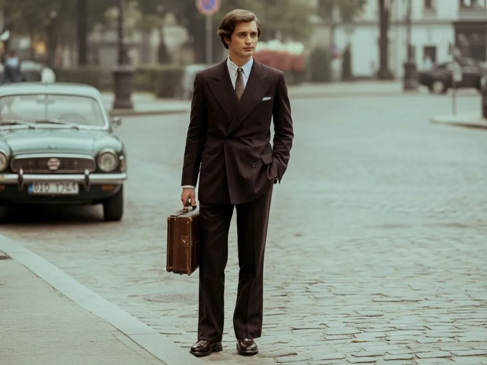 moda męska prl stylizacje