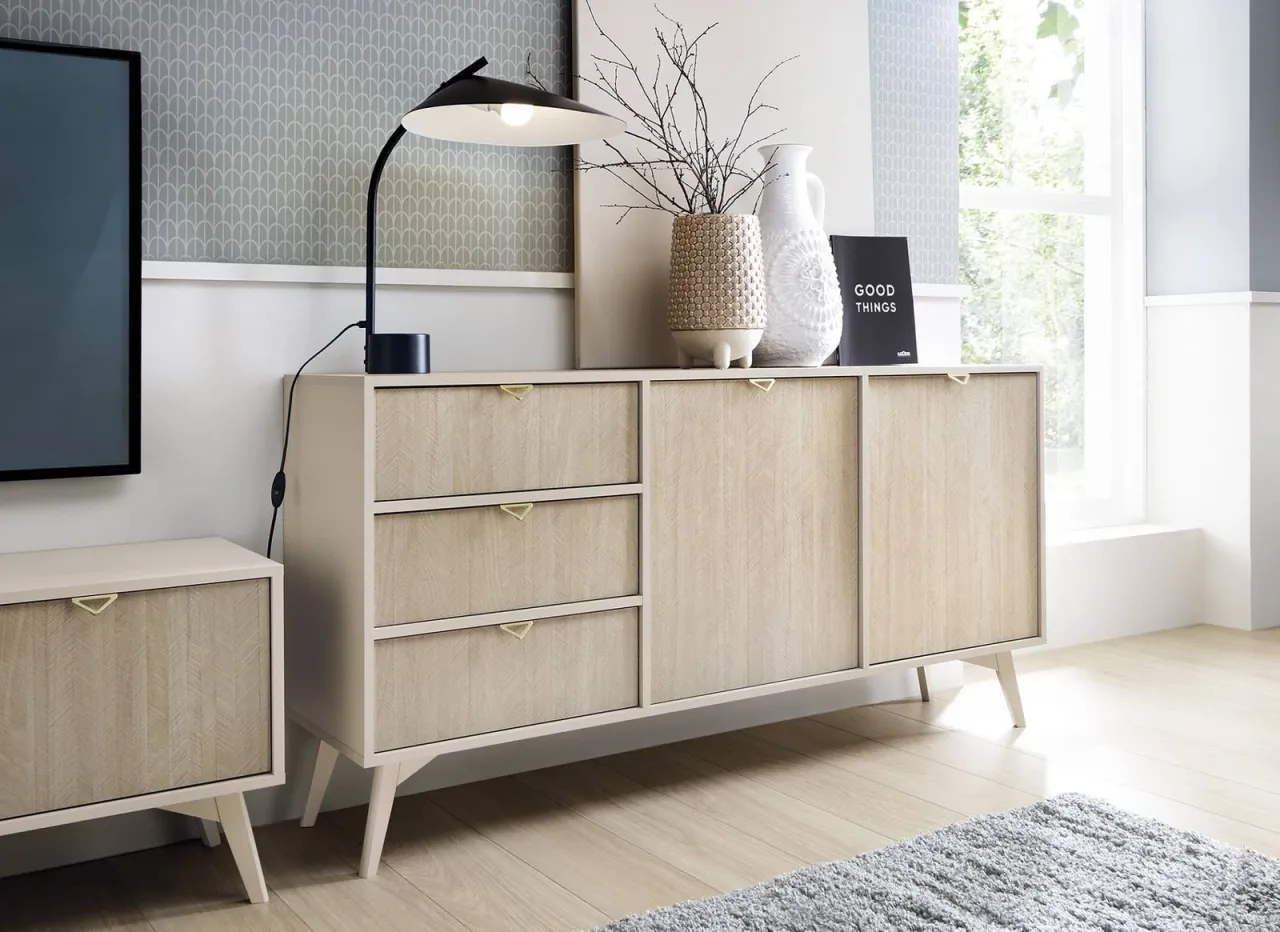 komoda przedpokój styl skandynawski glamour boho minimalistyczny