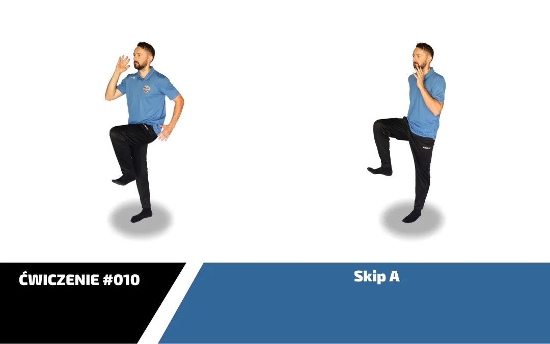 Skipy biegowe A B C technika