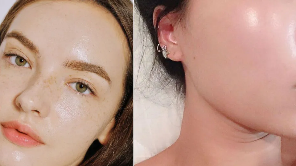 Makijaż glass skin rozświetlona cera