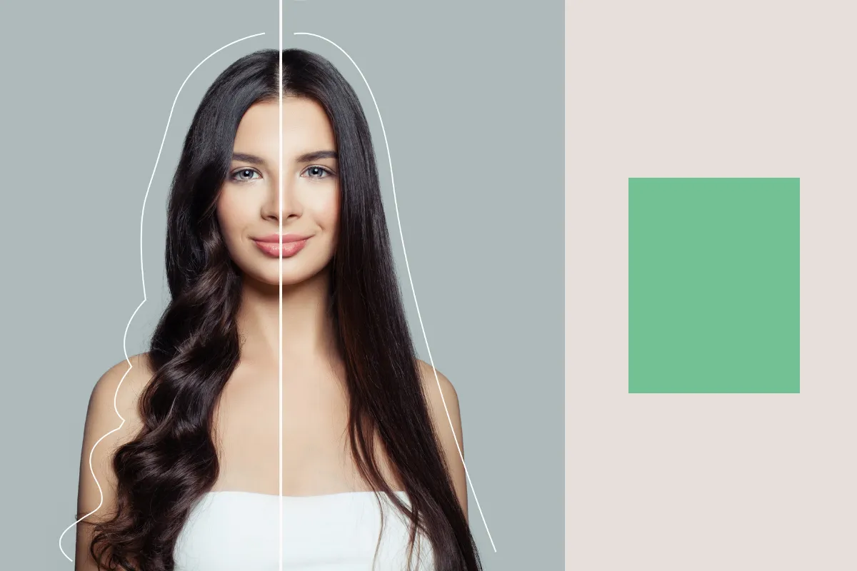 Frisuren langes Haar Gesichtsform