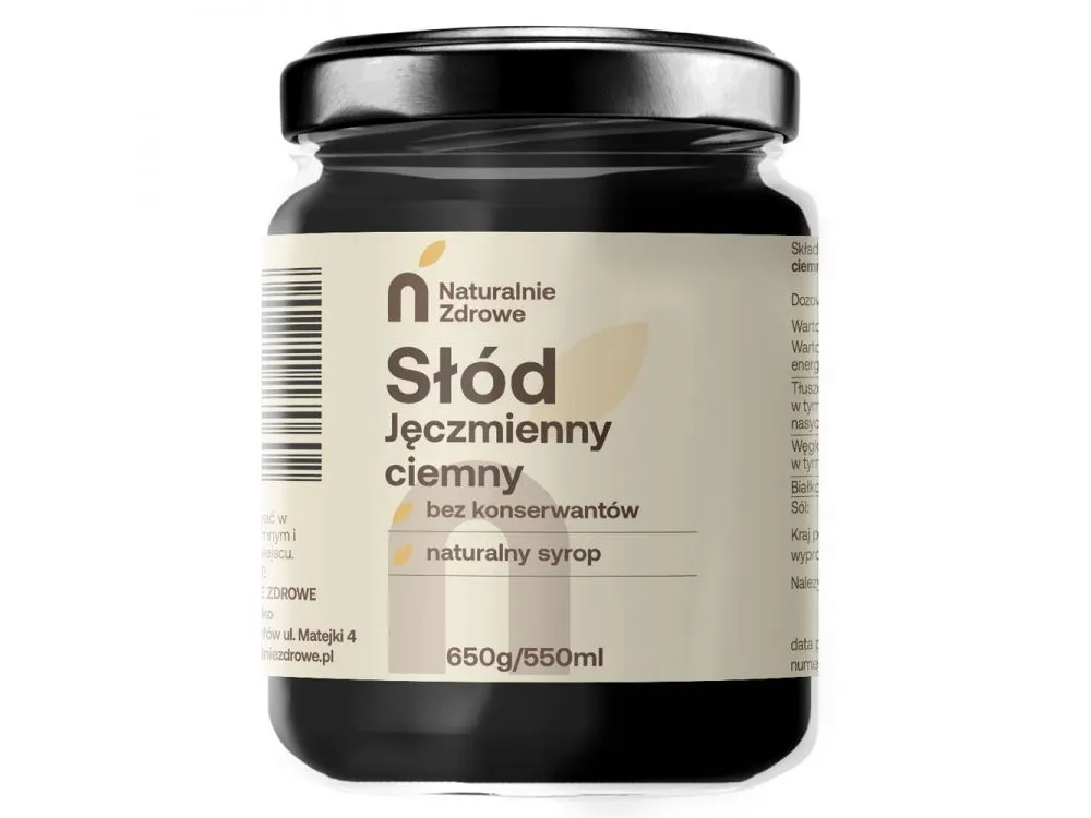 syrop ze słodu jęczmiennego butelka laktacja