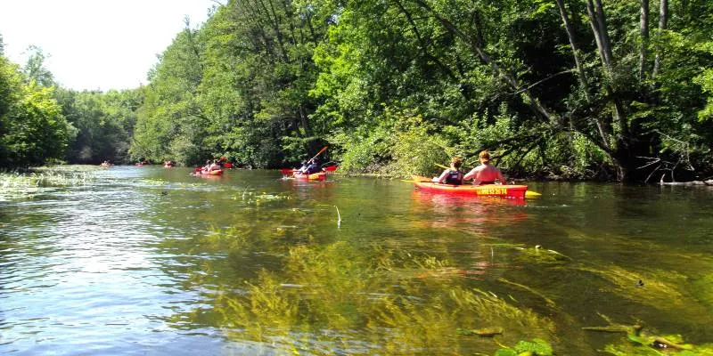 spływ kajakowy zachodniopomorskie malownicze krajobrazy