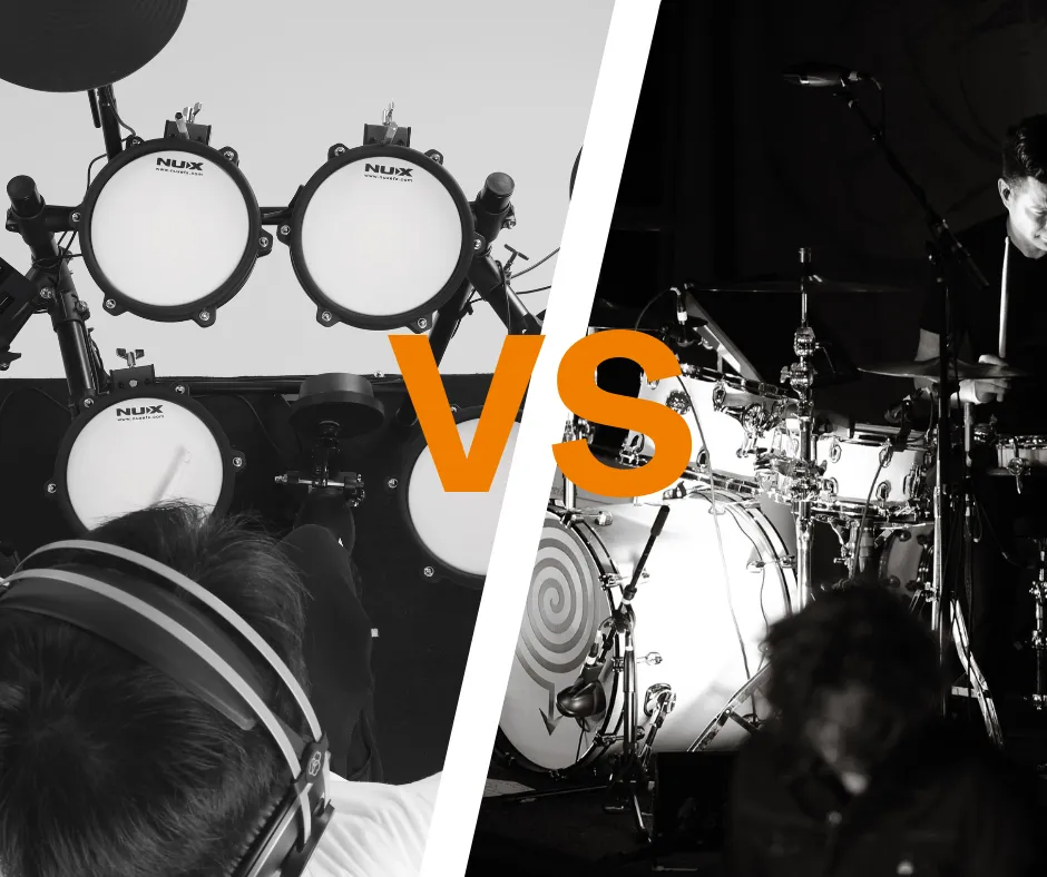 perkusja akustyczna vs elektroniczna porównanie