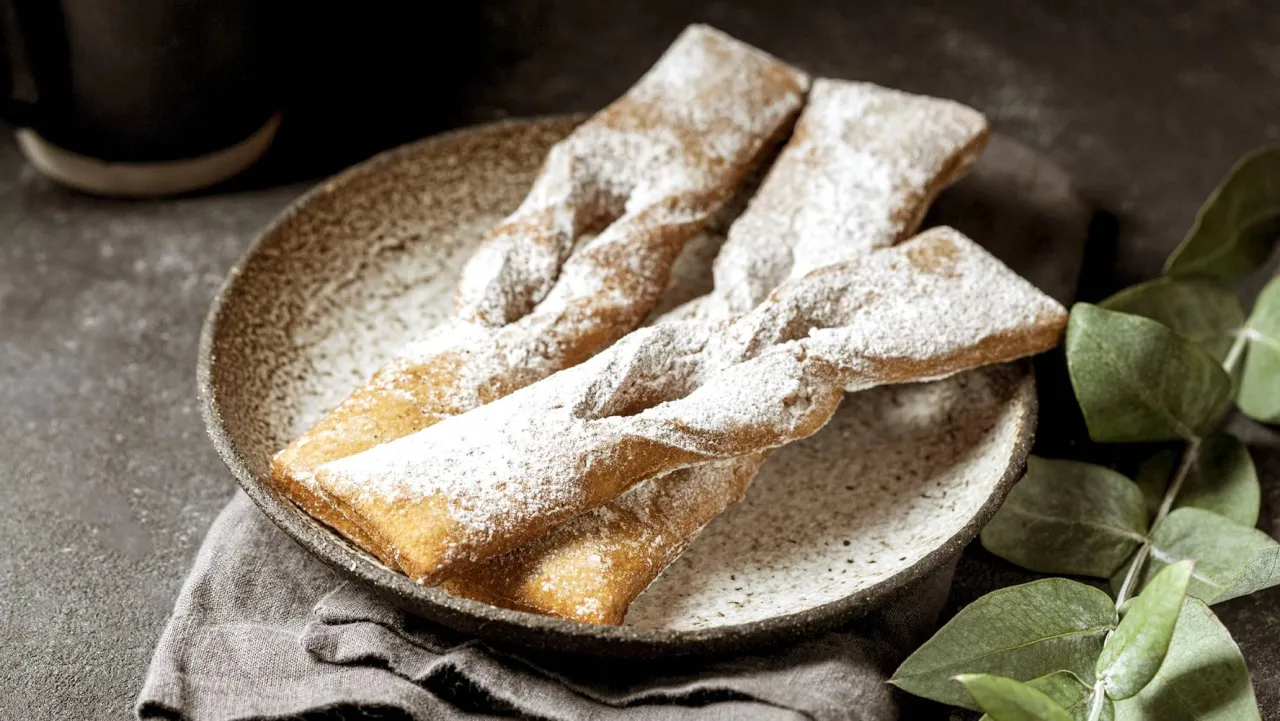 Ciasto Adam i Ewa przekrój