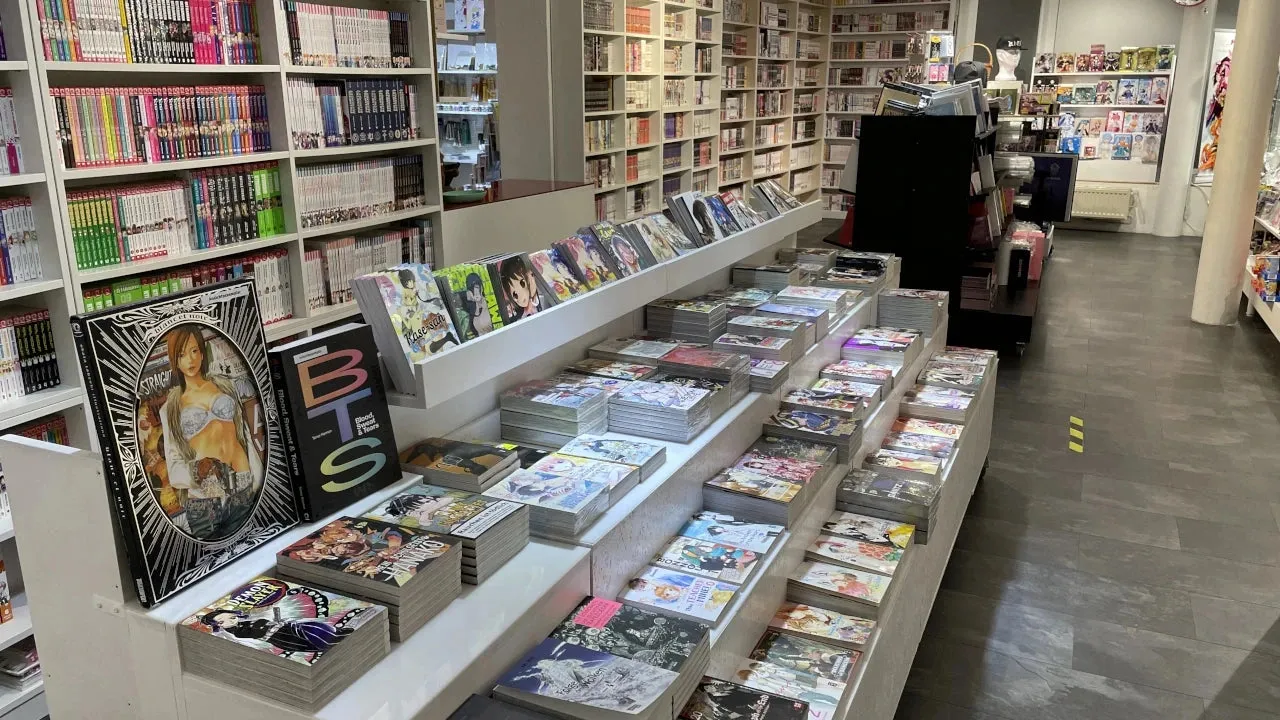 Manga Laden Hamburg Innenansicht