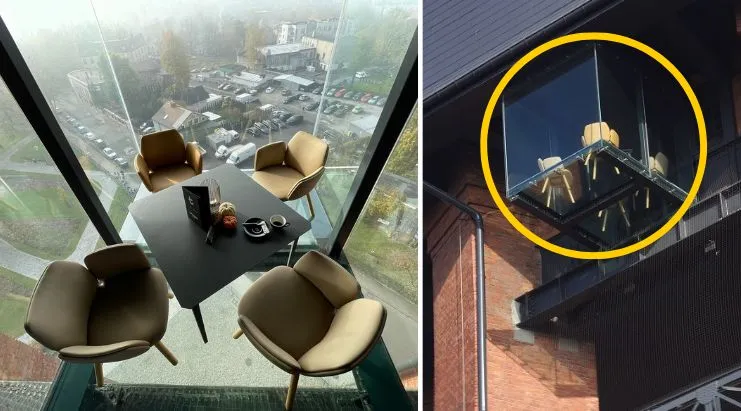 Restauracja w Wieży Ciśnień Zabrze wnętrze widok