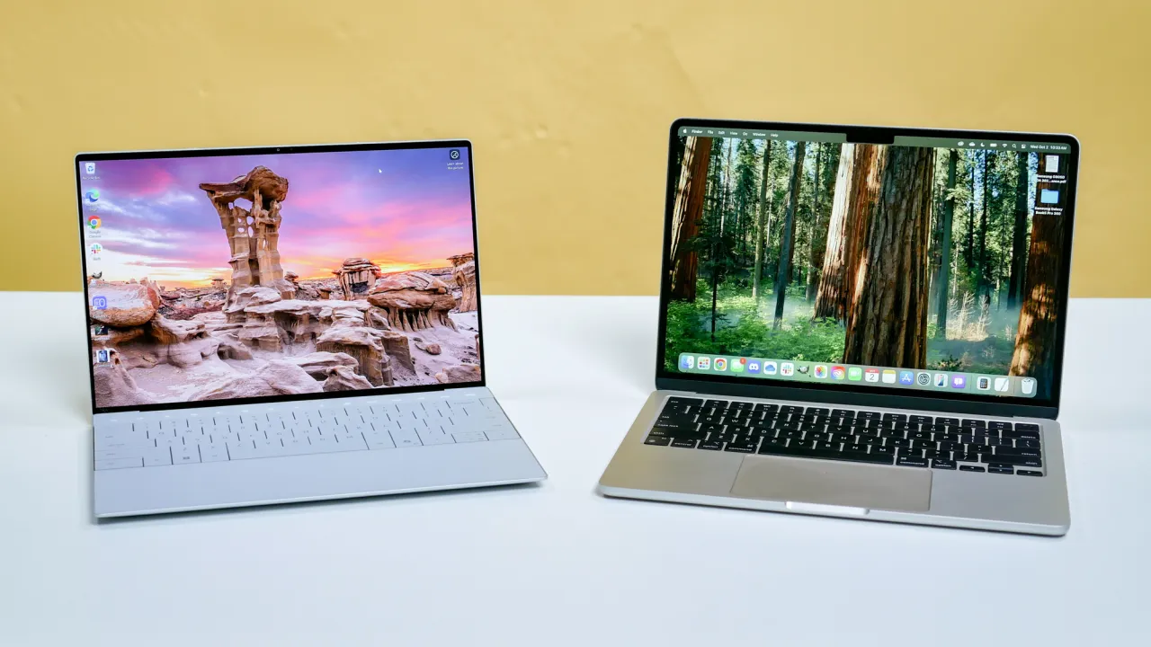 Najlepsze laptopy 13 cali 2026 ranking, MacBook Air Dell XPS Lenovo Yoga ASUS Zenbook Surface Pro
