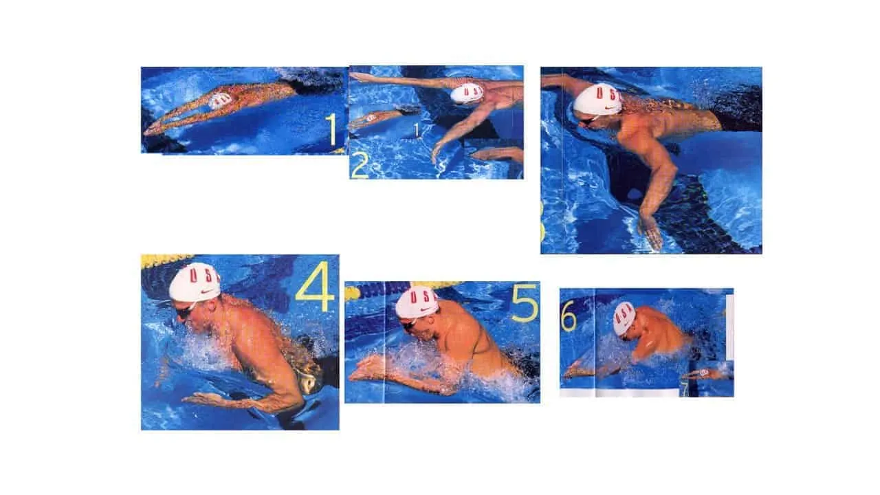 Prawidłowa pozycja ciała w pływaniu żabką