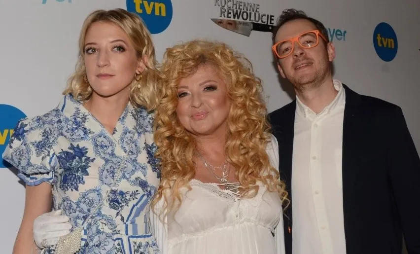 Magda Gessler z dziećmi Lara Gessler Tadeusz Müller