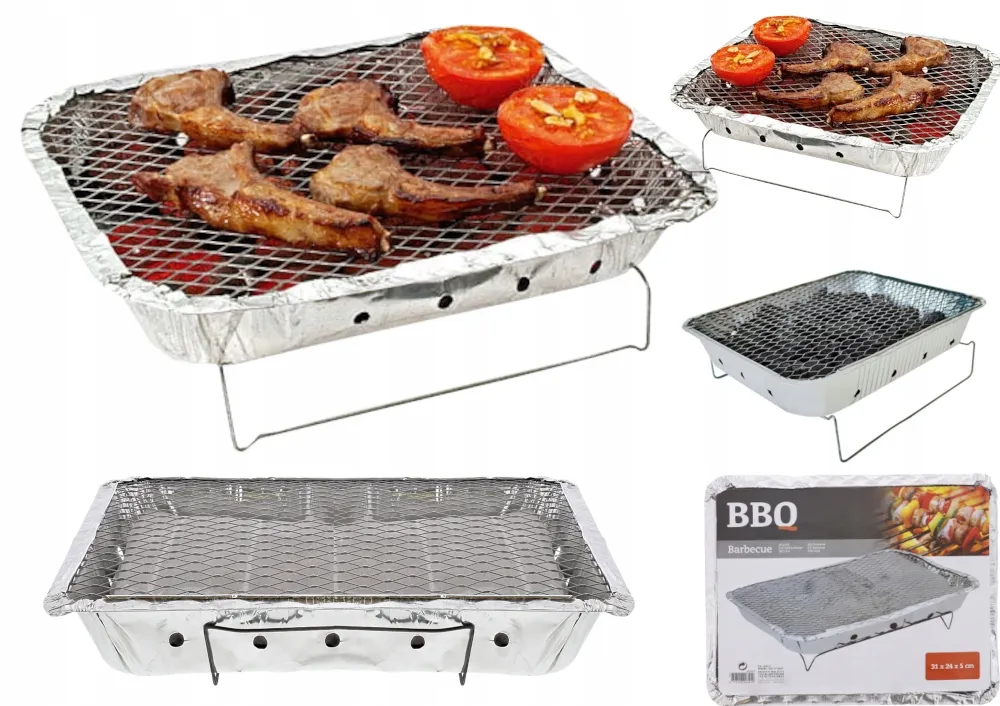 eko grill jednorazowy i mały grill turystyczny