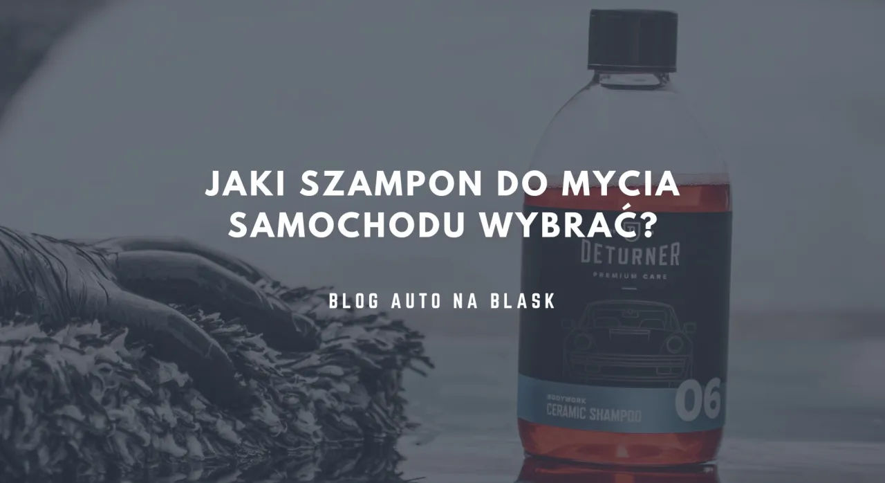 Etykieta szamponu samochodowego skład