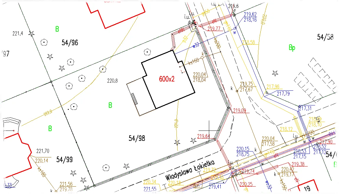 Geodeta na budowie, błędy pomiarowe, mapa geodezyjna