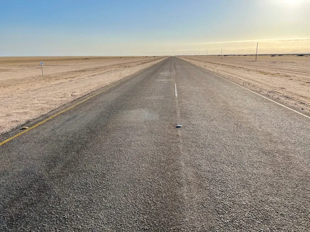 Drogi szutrowe Namibia bezpieczeństwo