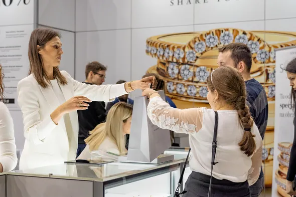 targi ślubne obrączki stoisko