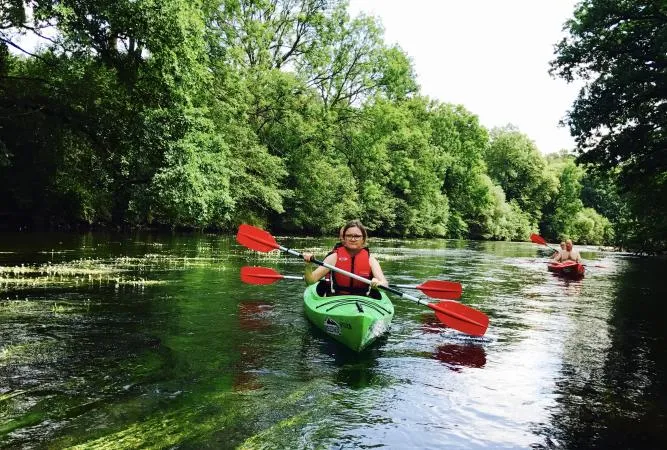 spływ kajakowy Nielestno krajobrazy