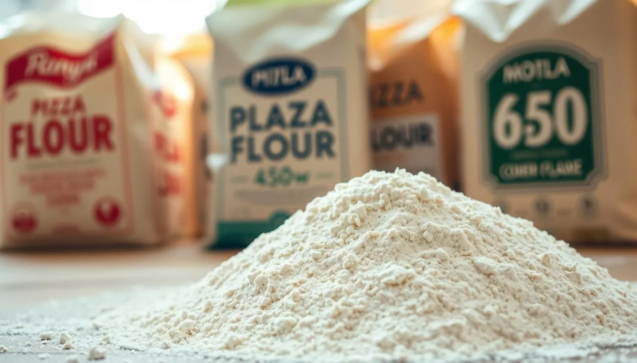 Różne typy mąki do pizzy 00 450 500