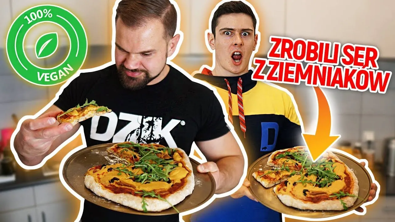 wegański ser z ziemniaków do pizzy