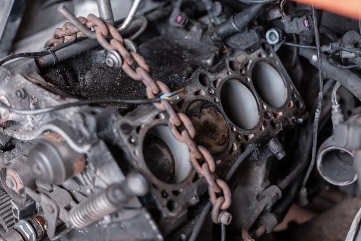 degradacja oleju silnikowego korozja w silniku