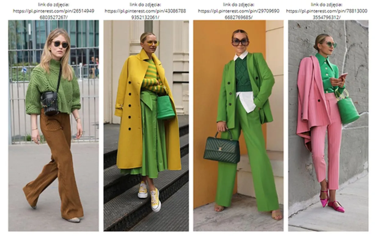 dodatki do zielonych spodni