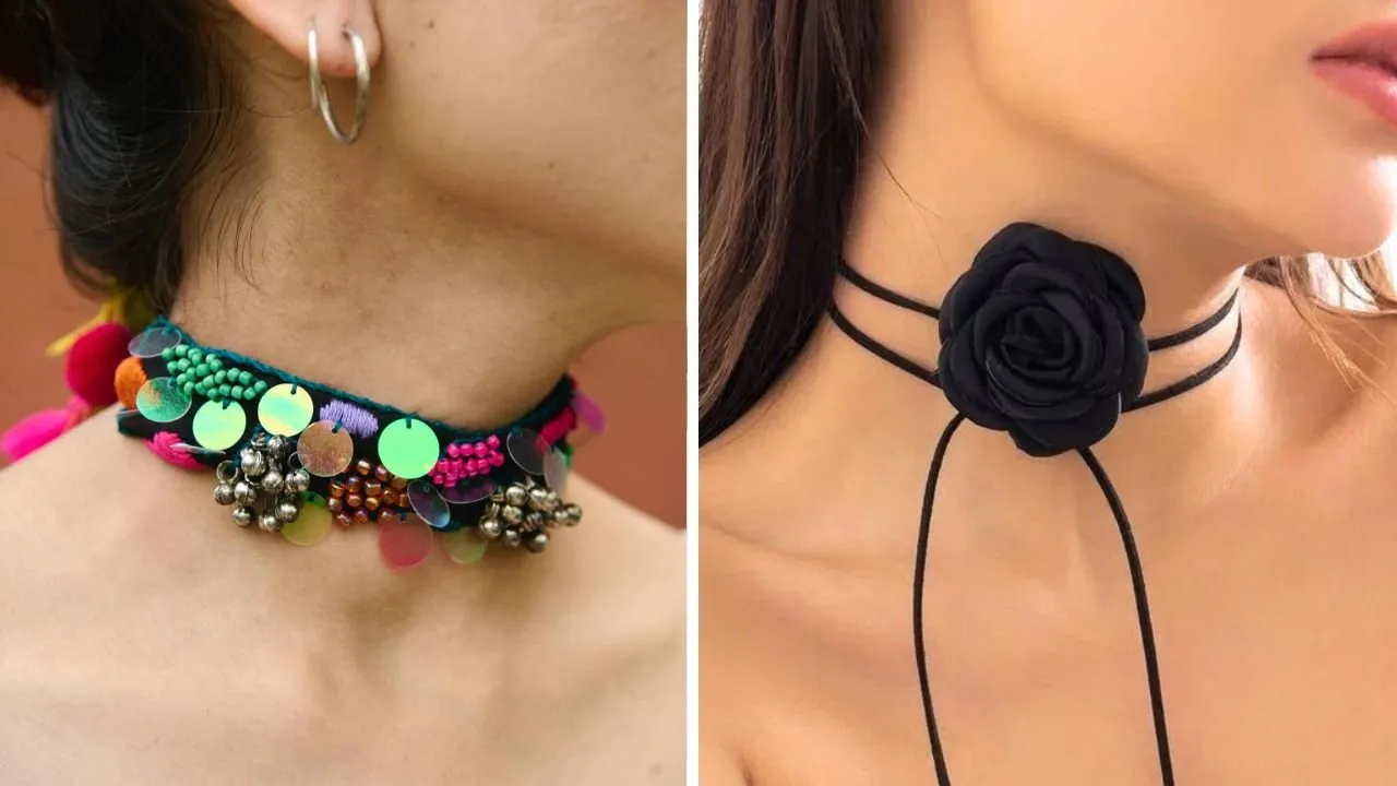 modne chokery trendy 2024