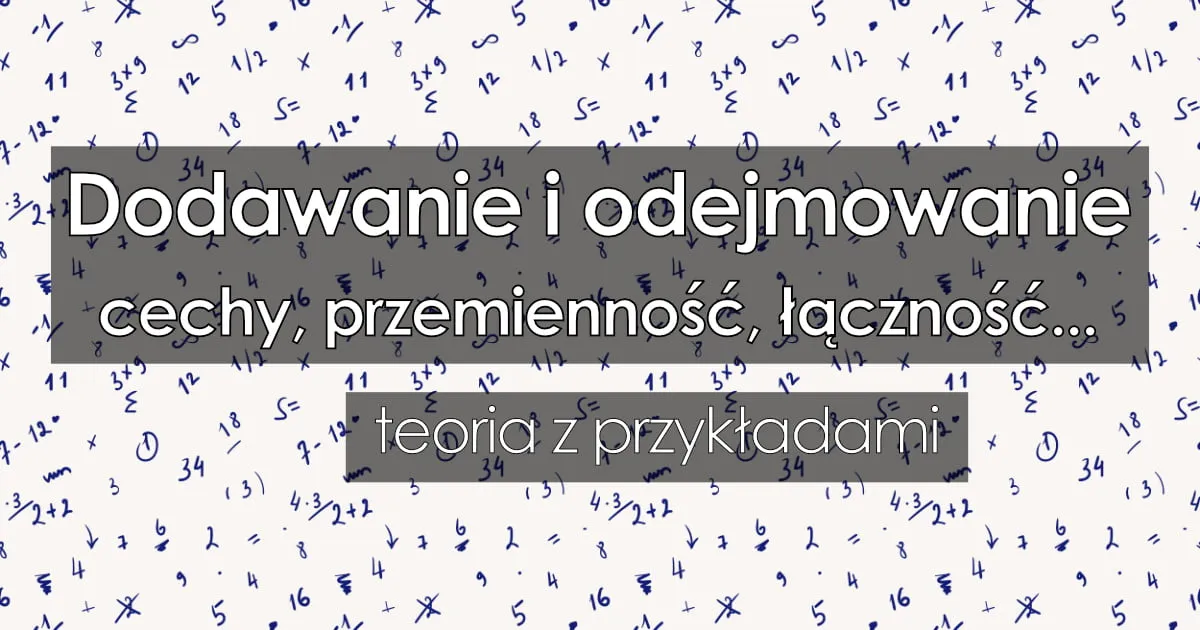 przemienność dodawania przykład