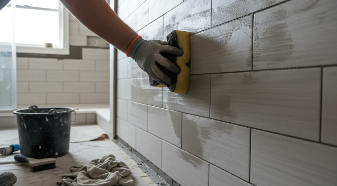 czyszczenie płytek po fugowaniu etapy