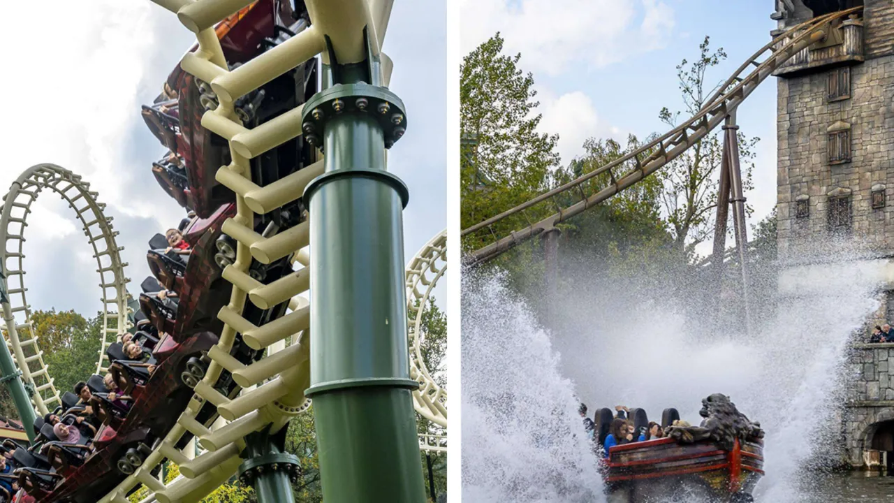 Efteling Achterbahn Baron 1898 oder Python