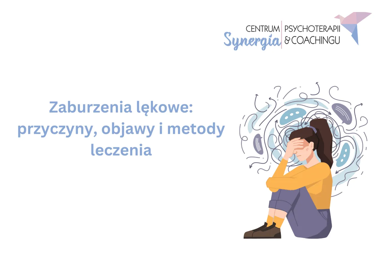 osoba z objawami lęku, zmartwienia, napięcia