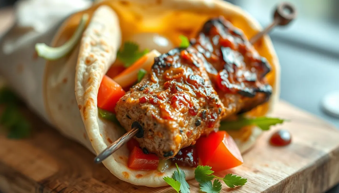 różne rodzaje kebabów w tortilli porównanie