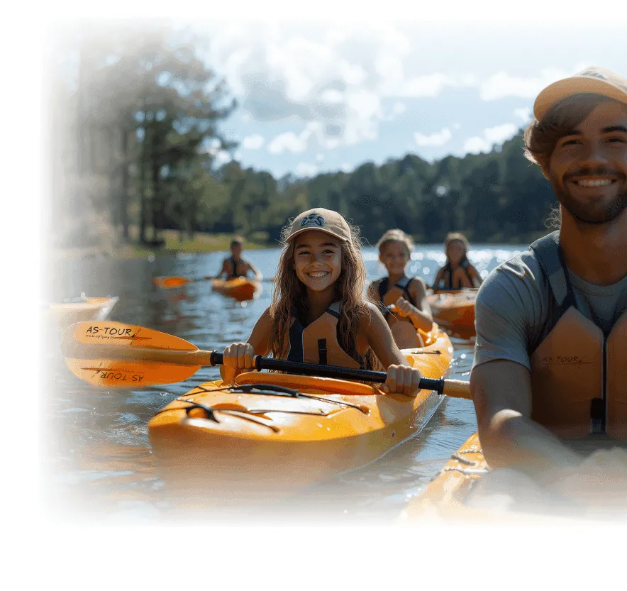 kajaki na Krutyni lub Czarnej Hańczy