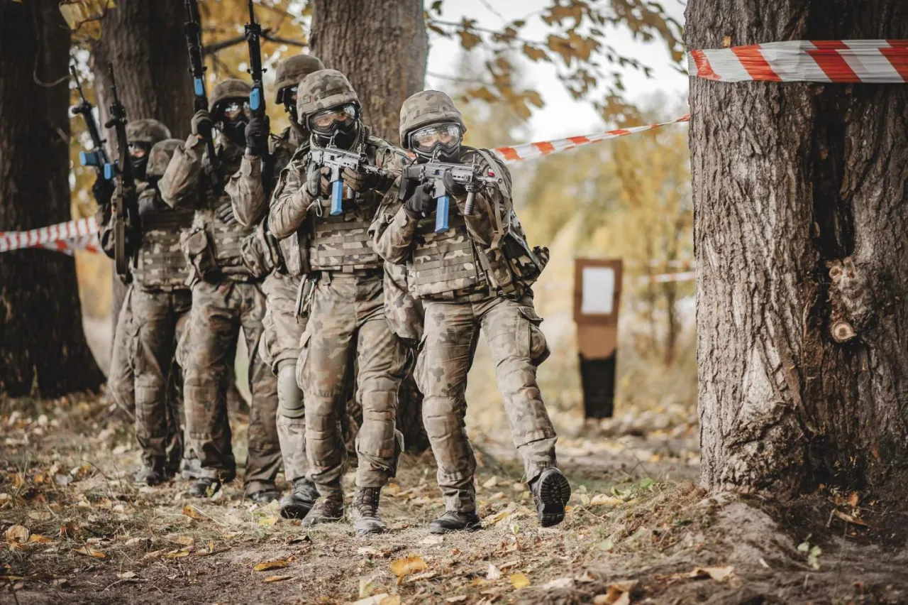 Żołnierze WOT na kursie podoficerskim Sonda