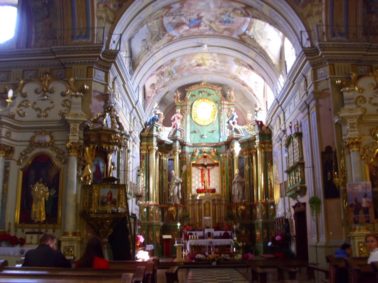 Sanktuarium Kalwaria Pacławska wnętrze