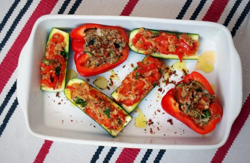 faszerowane papryki i cukinie