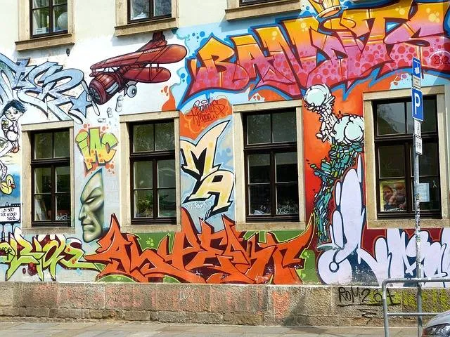Graffiti Kunstwerke in Galerien