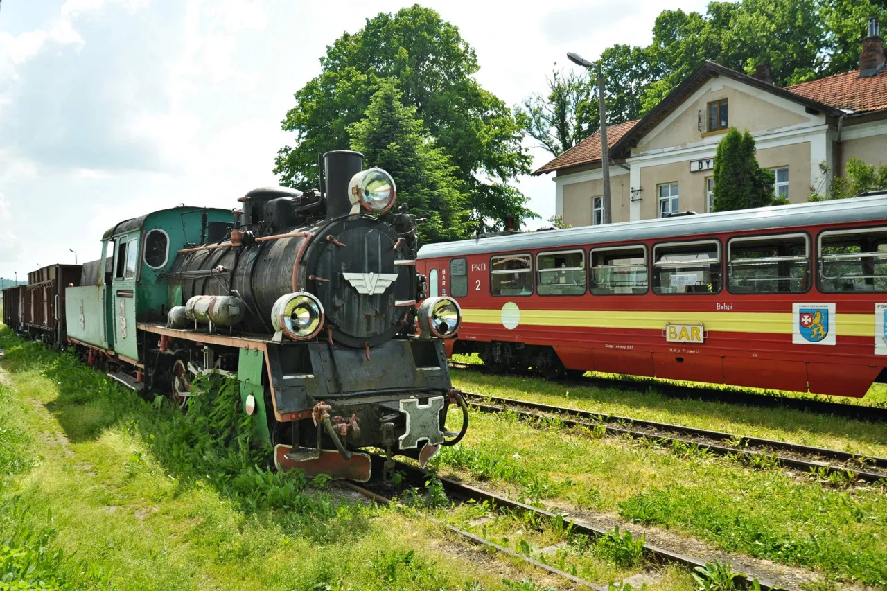 Przeworska Kolej Wąskotorowa Pog&oacute;rzanin pociąg