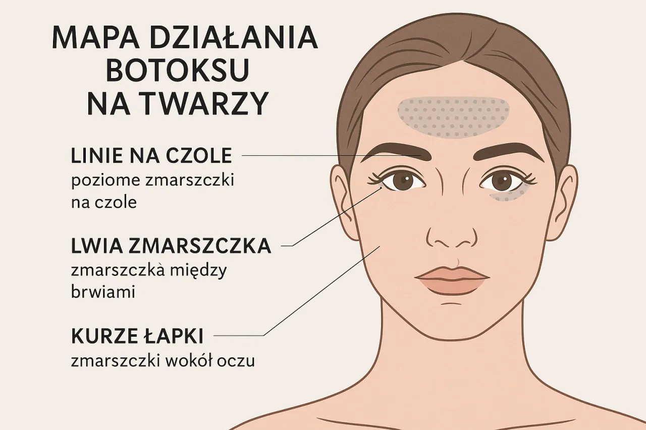 Czynniki wpływające na trwałość botoksu infografika