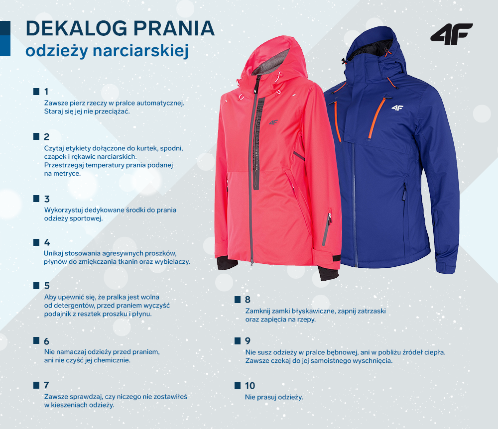 Prawidłowe suszenie kurtki narciarskiej na wieszaku