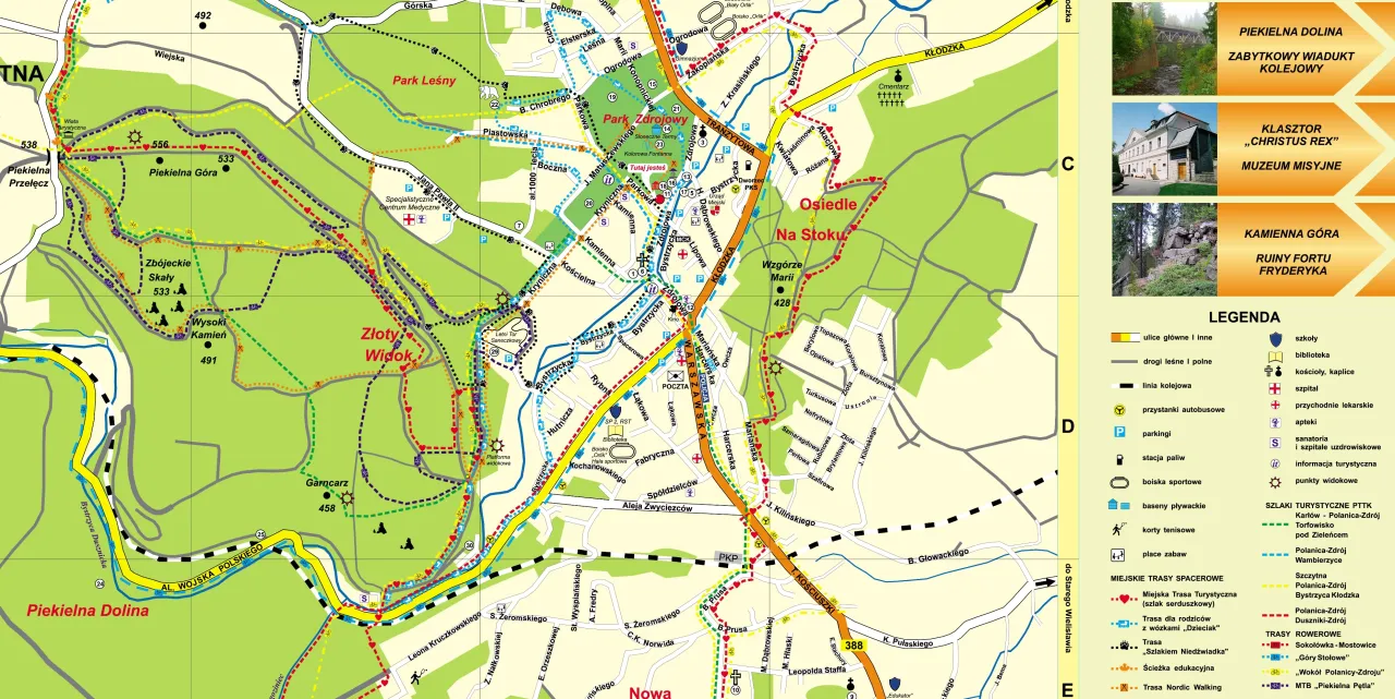 Stok narciarski G&oacute;ralka Polanica-Zdr&oacute;j widok og&oacute;lny