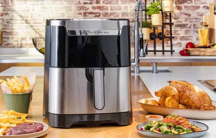 Jedzenie gotowane w Tefal Easy Fry & Grill XXL