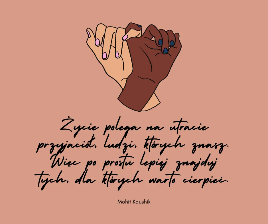 cierpliwe wsparcie przyjaciela