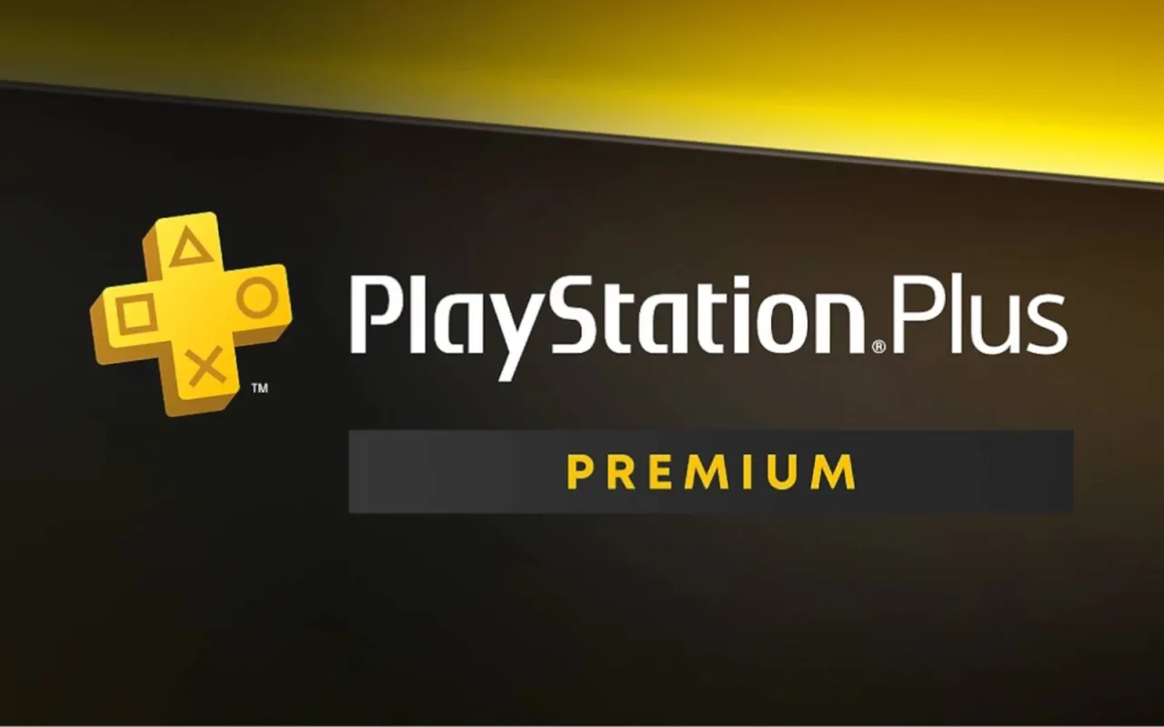 PlayStation Plus Premium logo i interfejs streamingu gier