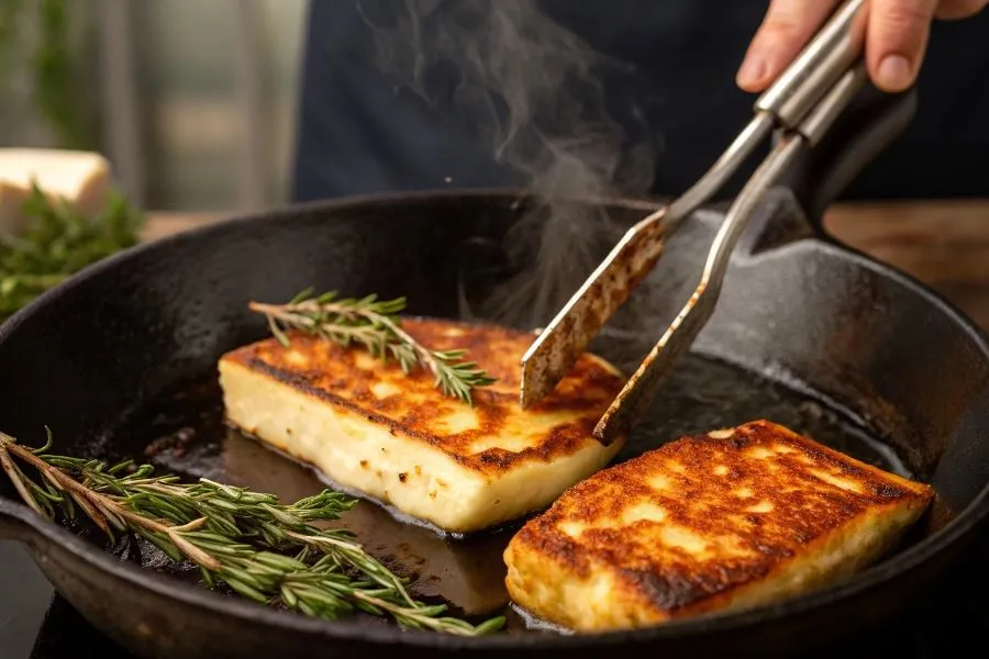 Zdjęcie Jak smażyć halloumi, aby uzyskać idealną chrupkość i smak